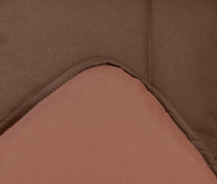 Calgary Duvet Cover Poliester Chocolate/Mocca, Poliester, Chocolat/Moka, 240X220X1 Cm Plapumi si pilote Naty Shop