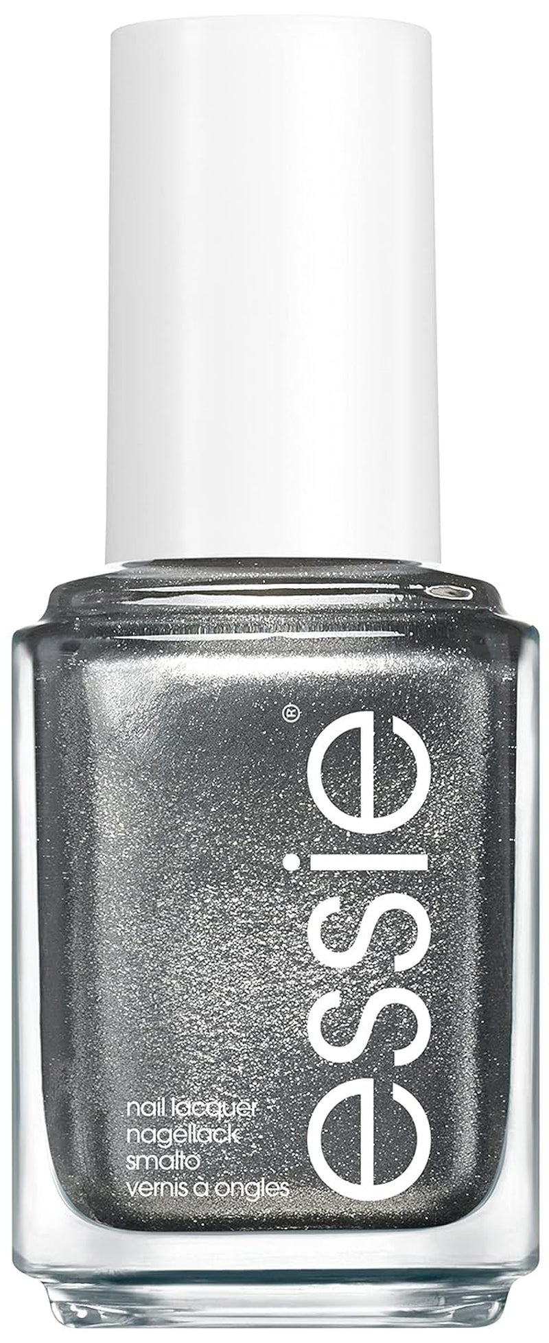Essie Nagellack für farbintensive Fingernägel, Nr. 608 serene slate, Grau, 13,5 ml