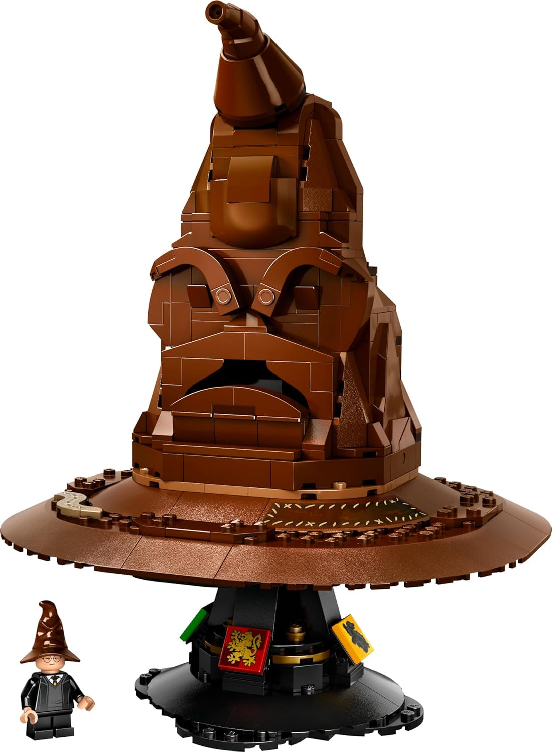 LEGO Harry Potter Der Sprechende Hut, Hogwarts-Modell für Erwachsene, Film-Geschenk für Frauen, Männer, Mama und Papa, mit zufälligen 31 Klangkombinationen, Sortiert Dich in Dein Hogwarts Haus 76429