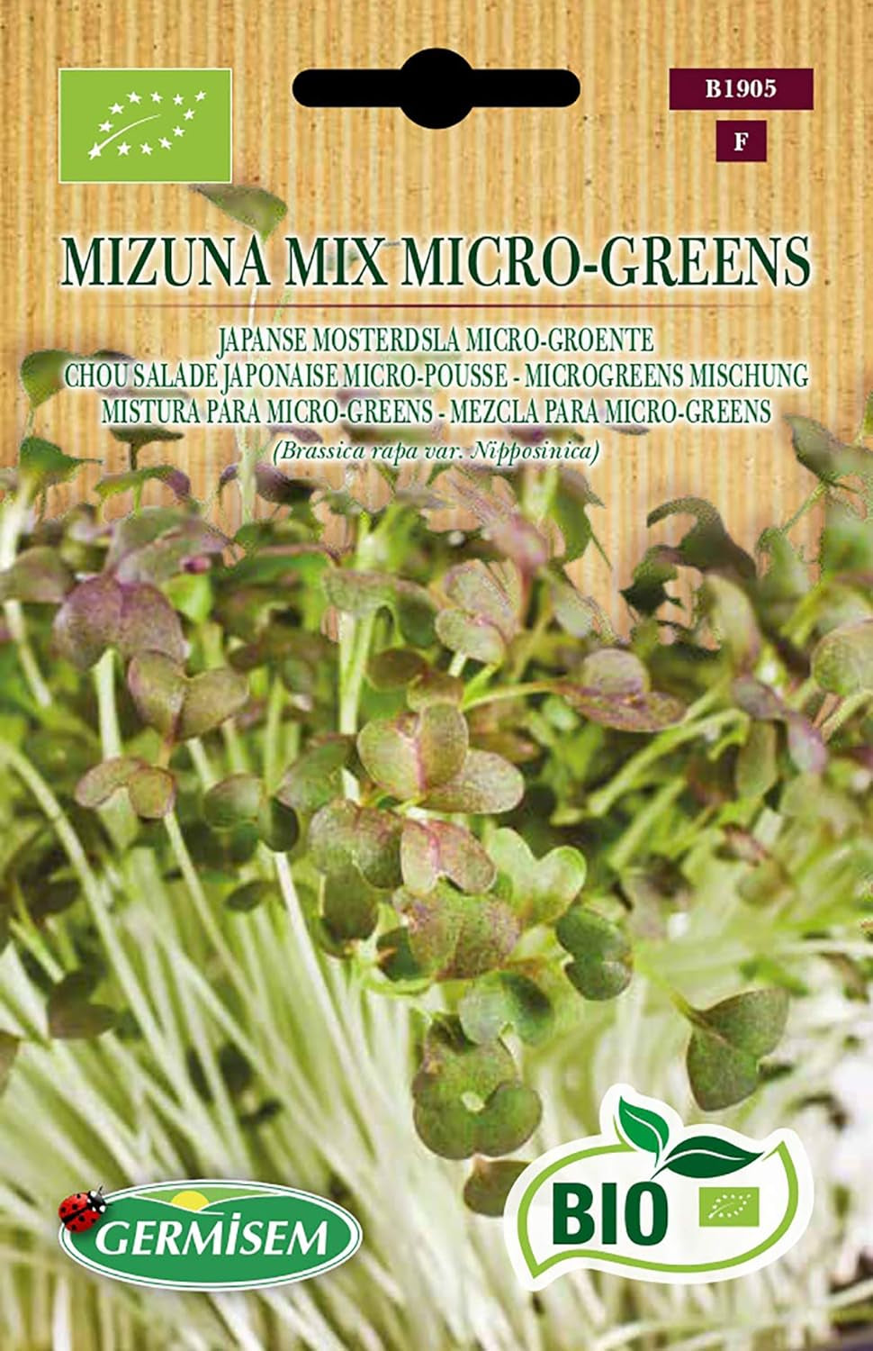 Microgreens Mischung MIZUNA MIX MICRO-GREENS, ECBIO1905