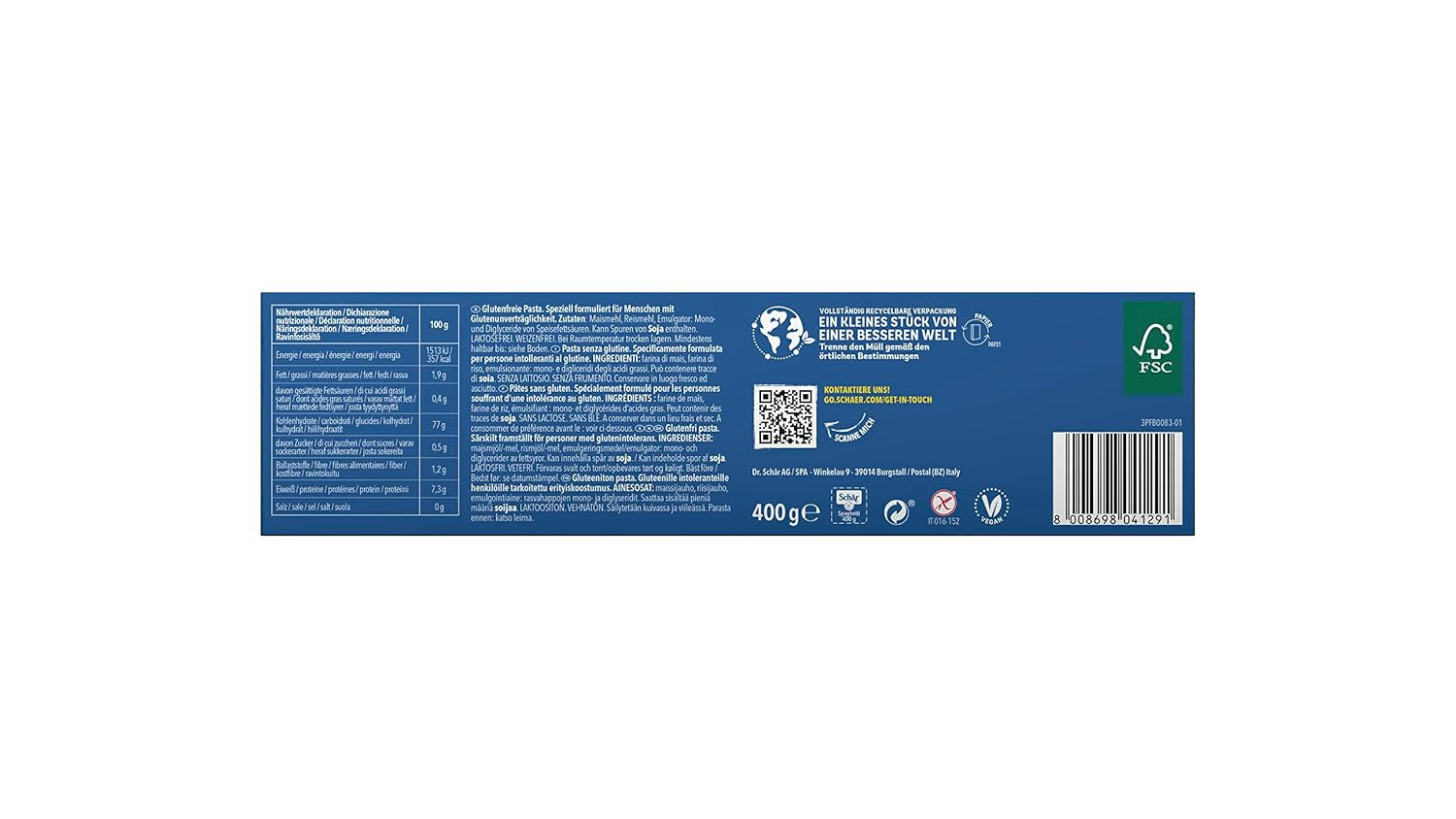 Spaghete fără gluten, 400g