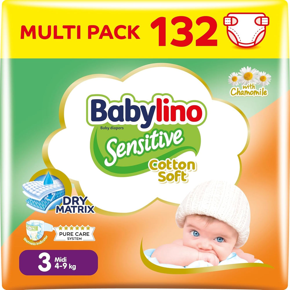 Scutece pentru bebeluși Sensitive, mărimea 1, nou-născuți (2-5 kg), 26 bucăți