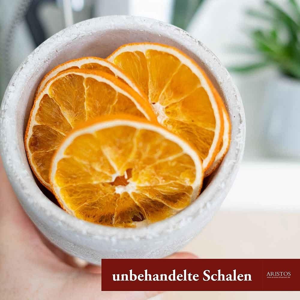 Felii de fructe uscate - felii de portocale pentru cocktailuri și ceai rece, ceai, vin fiert sau suc de fructe și punch pentru copii Produse deshidratate Naty Shop