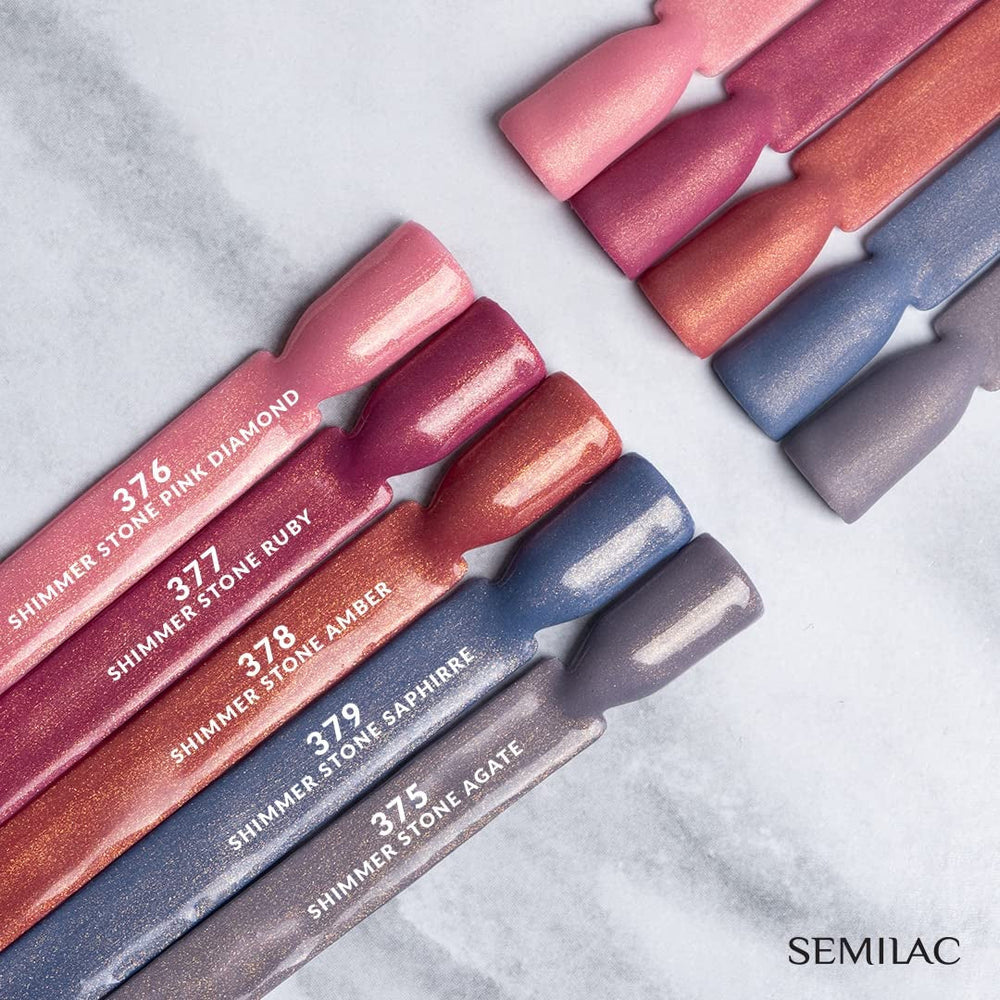 Semilac UV Nagellack Hybrid 375 Shimmer Stone Agate 7ml