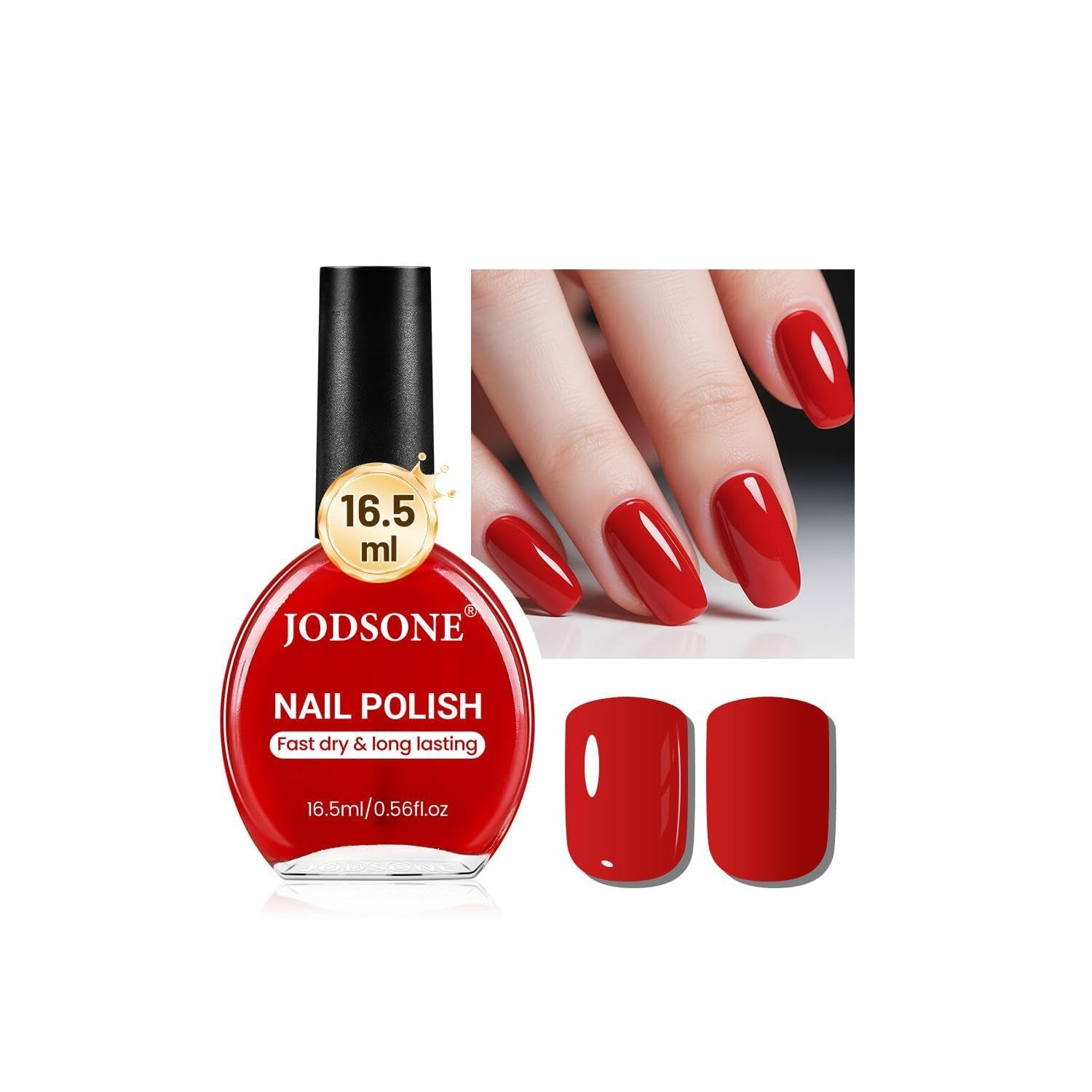 JODSONE Oja Roz Pădure 16,5 ml, Volum Mare, Oja Roz Deschis cu Uscare Rapidă, Culoare de Lungă Durată și Uscare Rapidă, Nail Art DIY, Manichiură Acasă, Cadou pentru Femei
