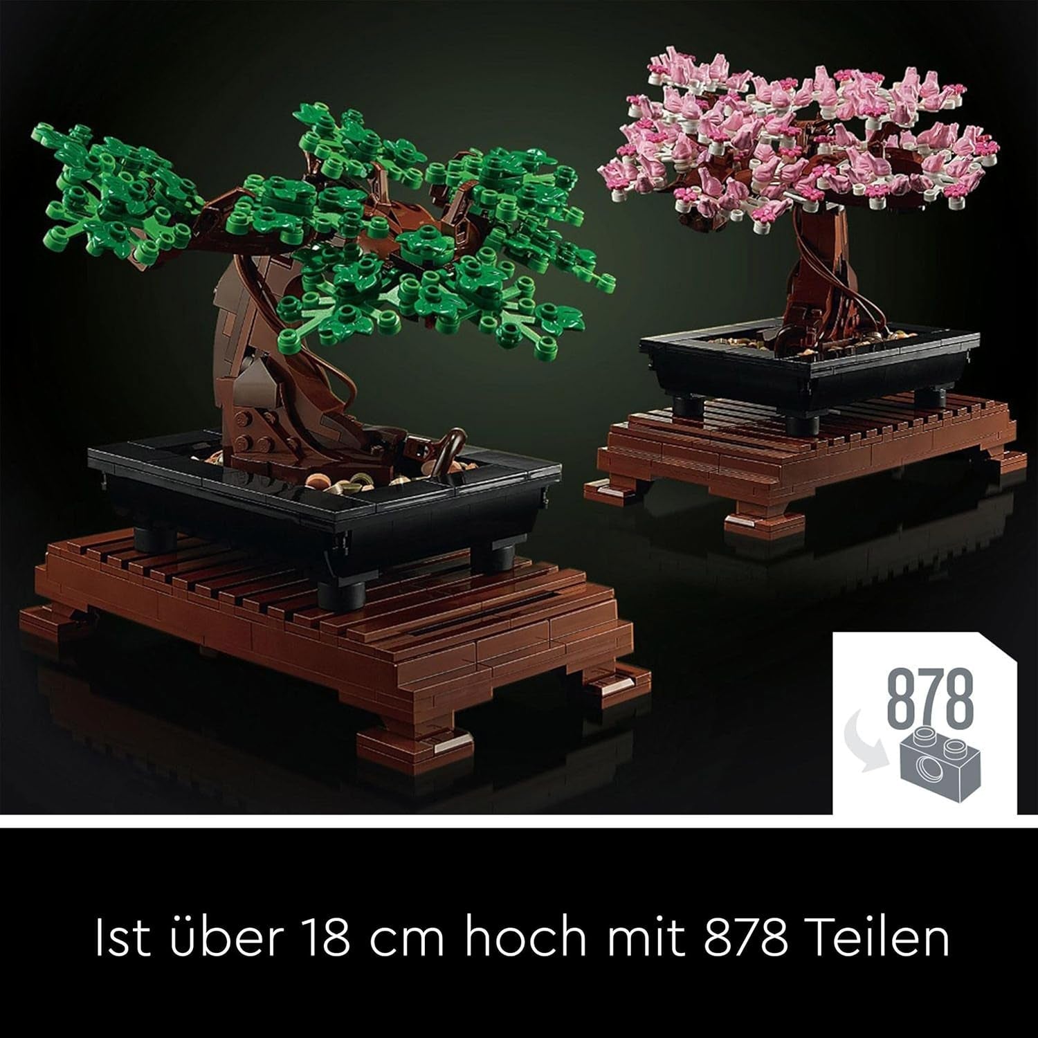 LEGO Botanicals Bonsai Baum Set für Erwachsene - Pflanzen Home Deko Set - DIY Projekt und entspannende kreative Aktivität - Geschenkidee für Frauen und Männer - Botanik Kollektion 10281