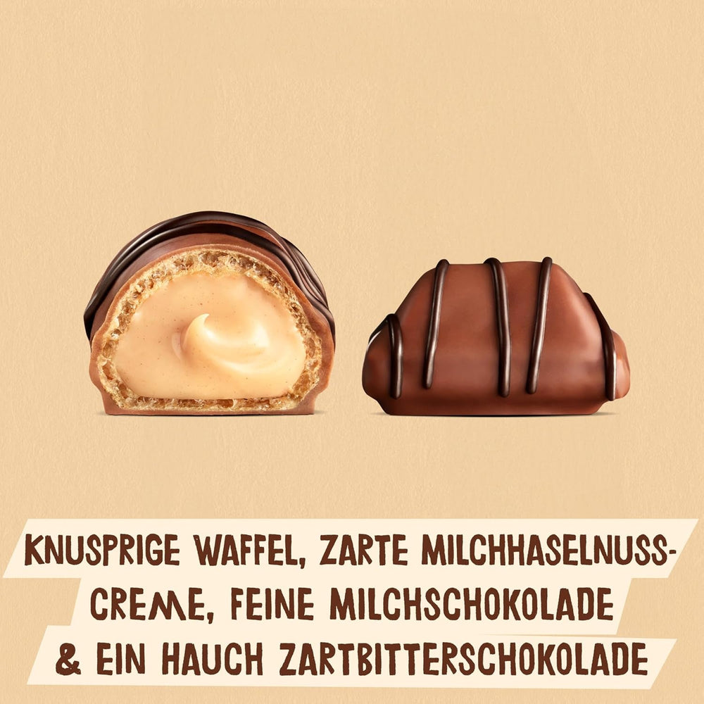 Kinder Bueno Mini – Batoane de ciocolată cu napolitană crocantă, cremă de lapte și alune și ciocolată fină cu lapte – Dulciuri pentru Carnaval – 1 pungă de mini batoane ambalate individual (1 x 108 g)