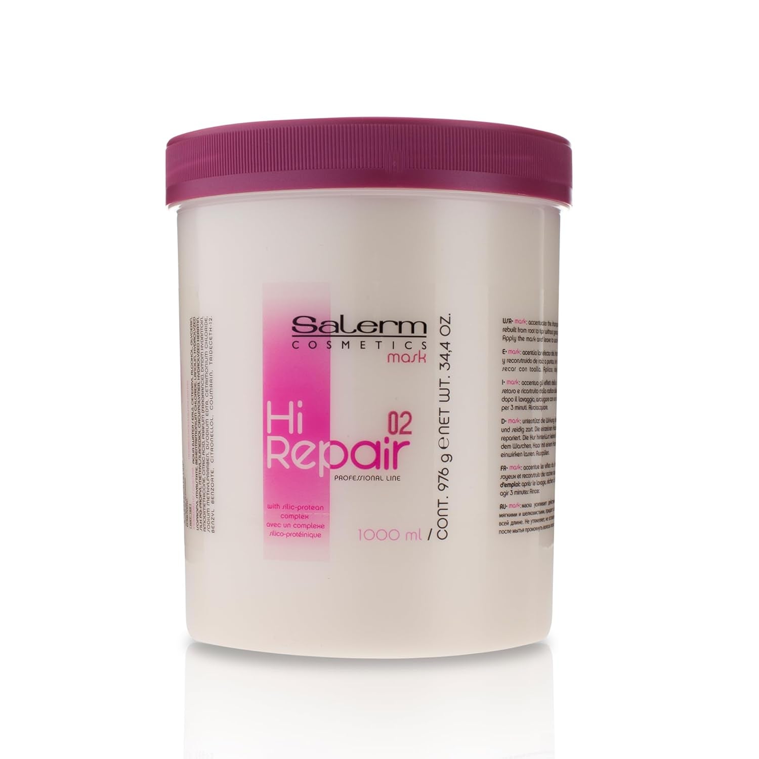 Mască Hi Repair 02 250 ml Masca de par Naty Shop 1 litru (1 pachet)