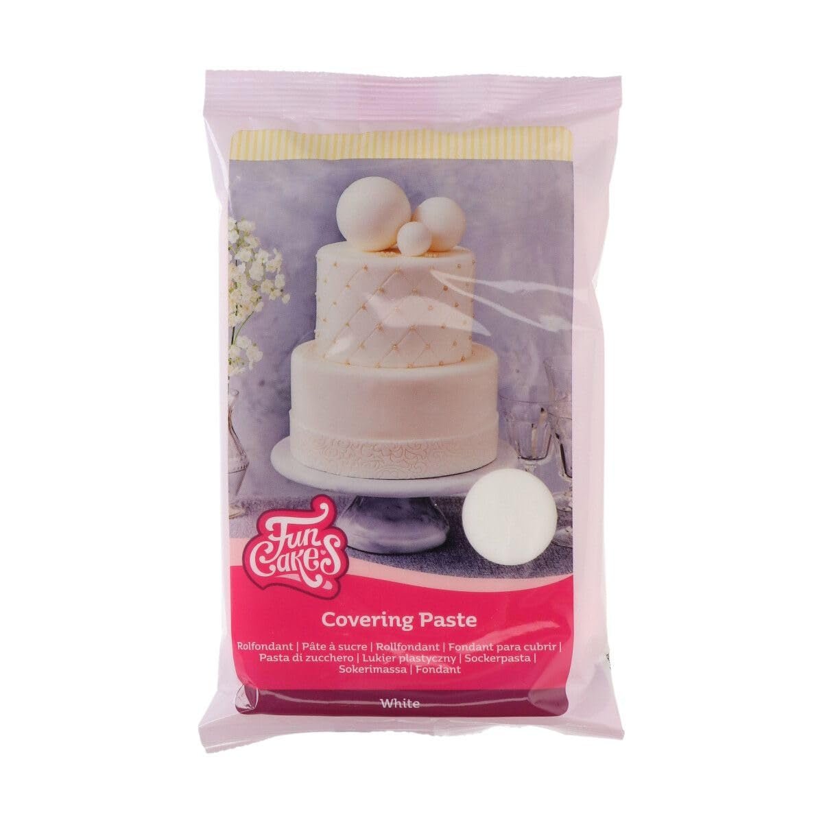 FunCakes Pastă de acoperire 500g alb Pasta de zahar Naty Shop Default Title