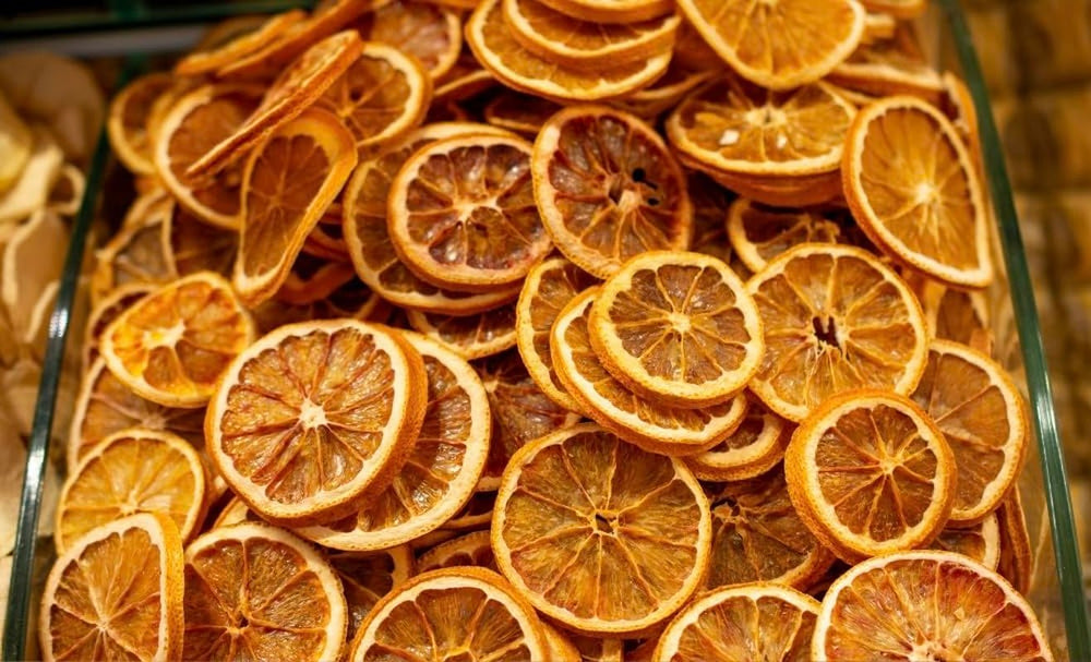 Knabberkraft Felii de portocale uscate 100g - Gustare și aromă naturală | Perfect pentru ceai, deserturi, decorațiuni și multe altele | Bogate în vitamina C și fără aditivi Produse deshidratate Naty Shop