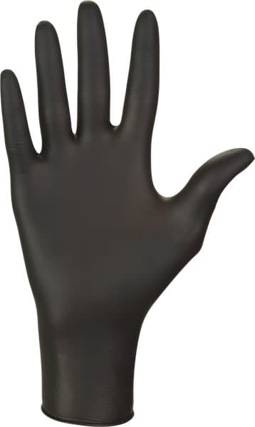 Manusi nitril nepudrate negre Nitrylex 100buc, marimea L Nati Shop