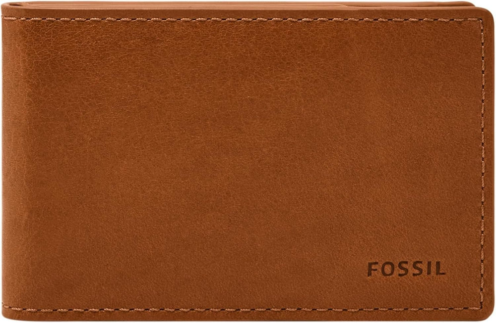 Portofel bifold Fossil Andrew din piele pentru bărbați 11,5 cm L x 1,9 cm l x 7,7 cm H Portofel Barbati Naty Shop Șa