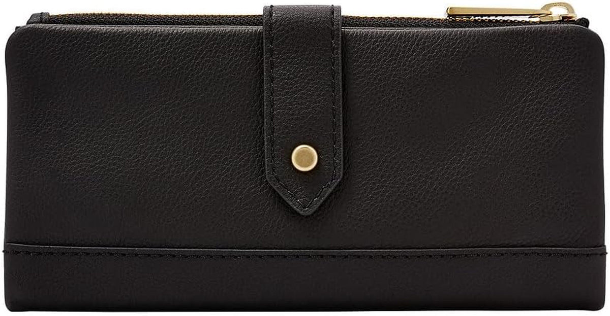 Portofel din piele pentru femei Fossil Laine Portofel Femei Naty Shop Negru