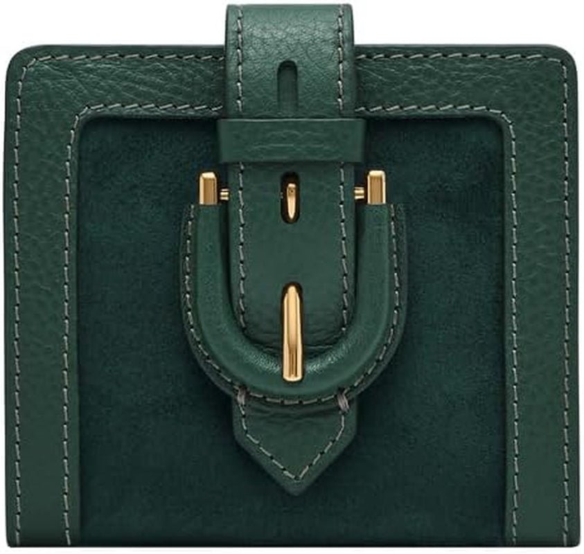 Portofel Fossil Harwell Bi-Fold pentru femei Portofel Femei Naty Shop Verde S