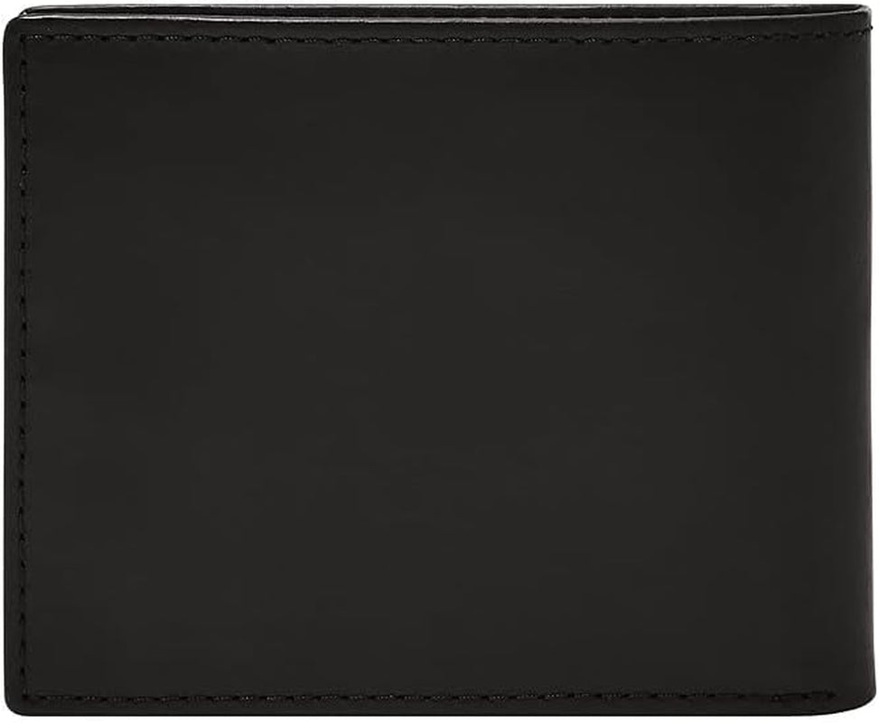 Portofel Fossil pentru bărbați - Derrick RFID piele bifold cu flip ID, ML3681001 - 10.9 cm L x 1.27 cm l x 8.9 cm H Portofel Barbati Naty Shop