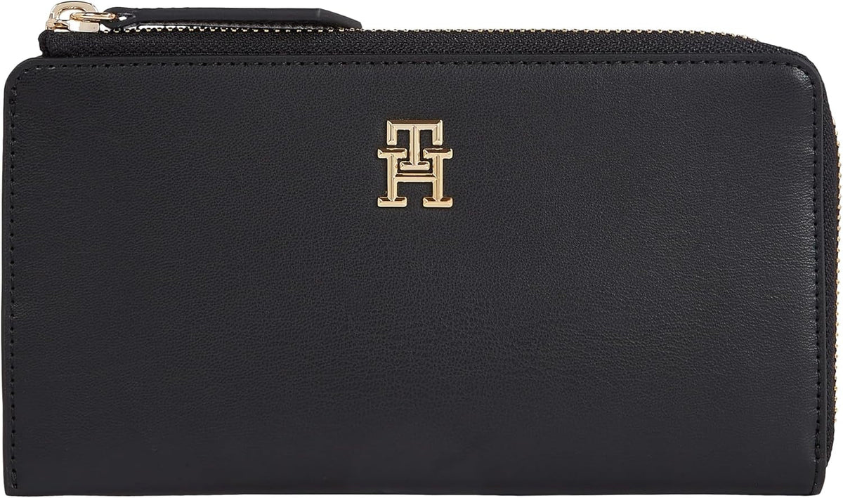 Portofel pentru femei Tommy Hilfiger Slim Large, negru (Black), Onesize Portofel Femei Naty Shop Titlu implicit