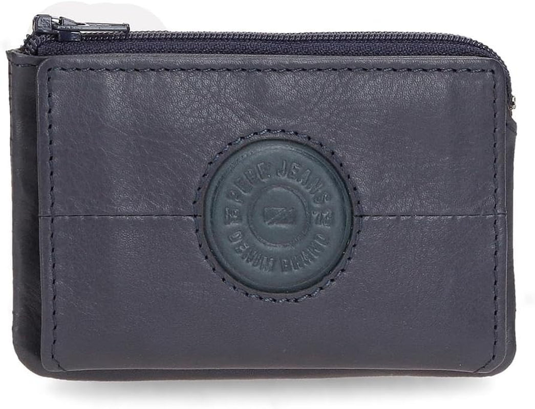 Portofele și poșete din piele de vacă Pepe Jeans Cracker, negru, maro, verde, diferite mărimi Portofel Barbati Naty Shop Maro Titularul cardului