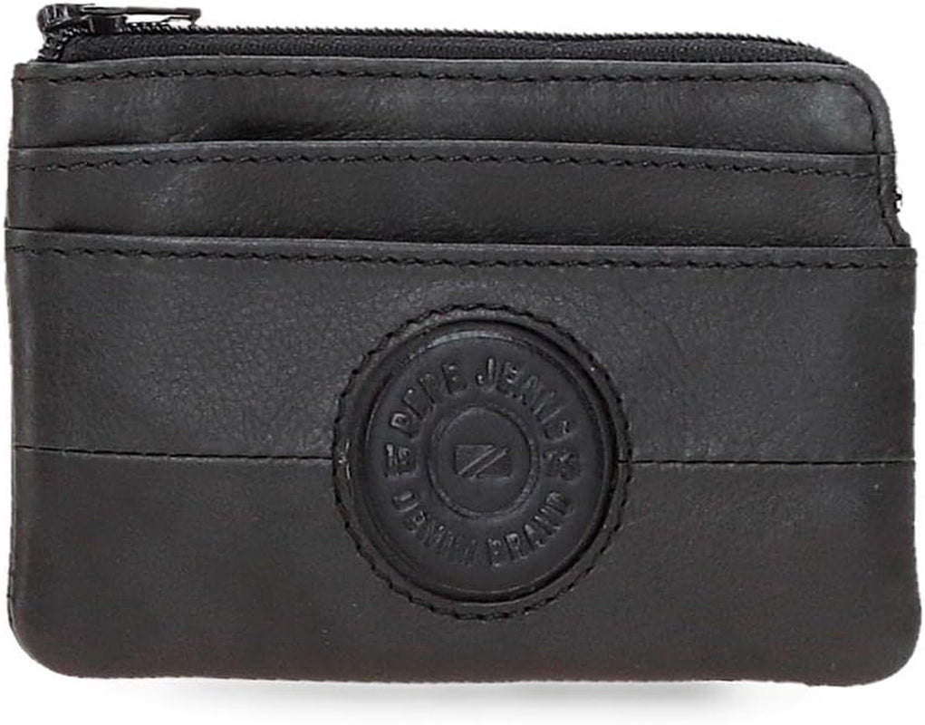 Portofele și poșete din piele de vacă Pepe Jeans Cracker, negru, maro, verde, diferite mărimi - Naty Shop