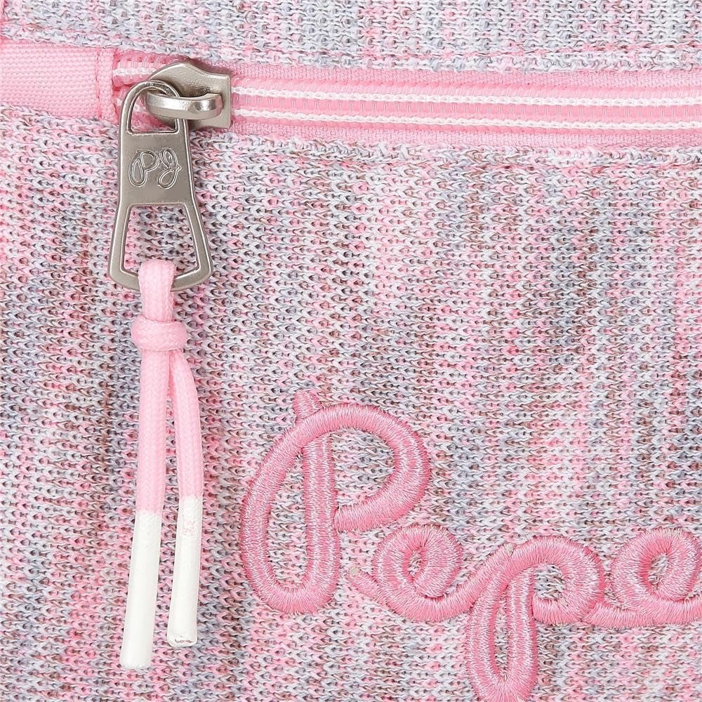 Rucsac școlar Pepe Jeans Miri, roz, 31 x 44 x 17.5 cm, poliester, 22.79 l, roz, rucsac școlar Rucsacuri si ghiozdane premium Naty Shop