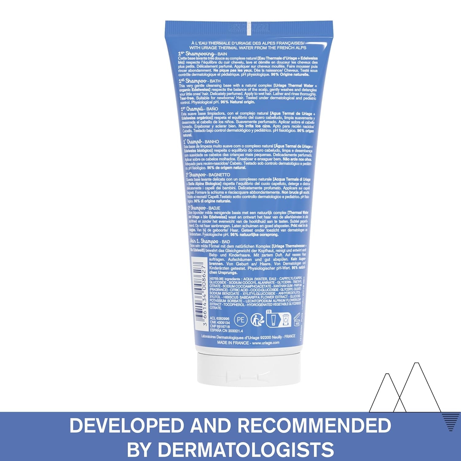 Șampon pentru copii Uriage, 200 ml Copii - Baie si Skincare Naty Shop