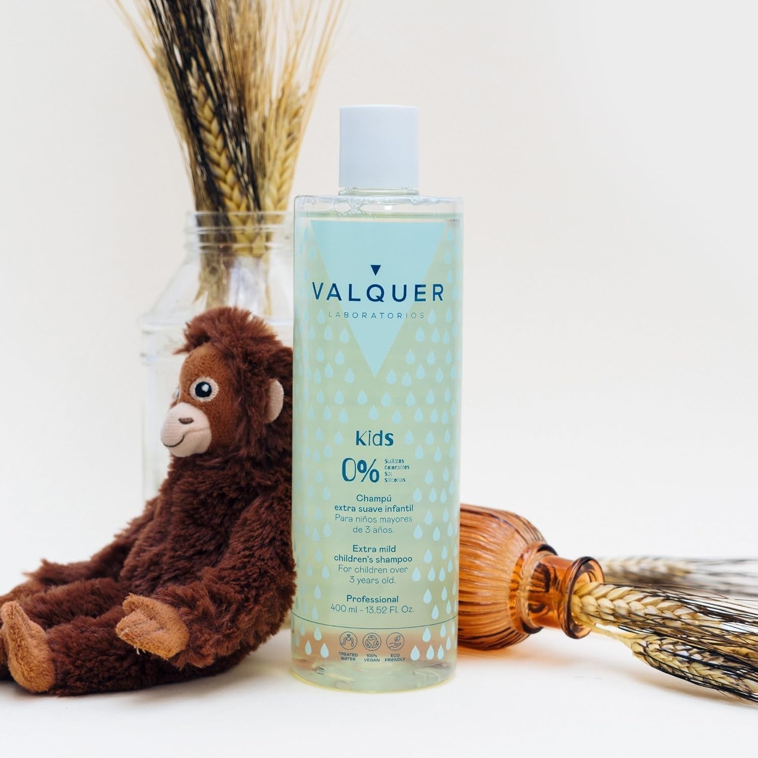 Șampon și balsam de păr pentru copii Valquer fără siliconi, fără sulfați, pentru copii Copii - Baie si Skincare Naty Shop