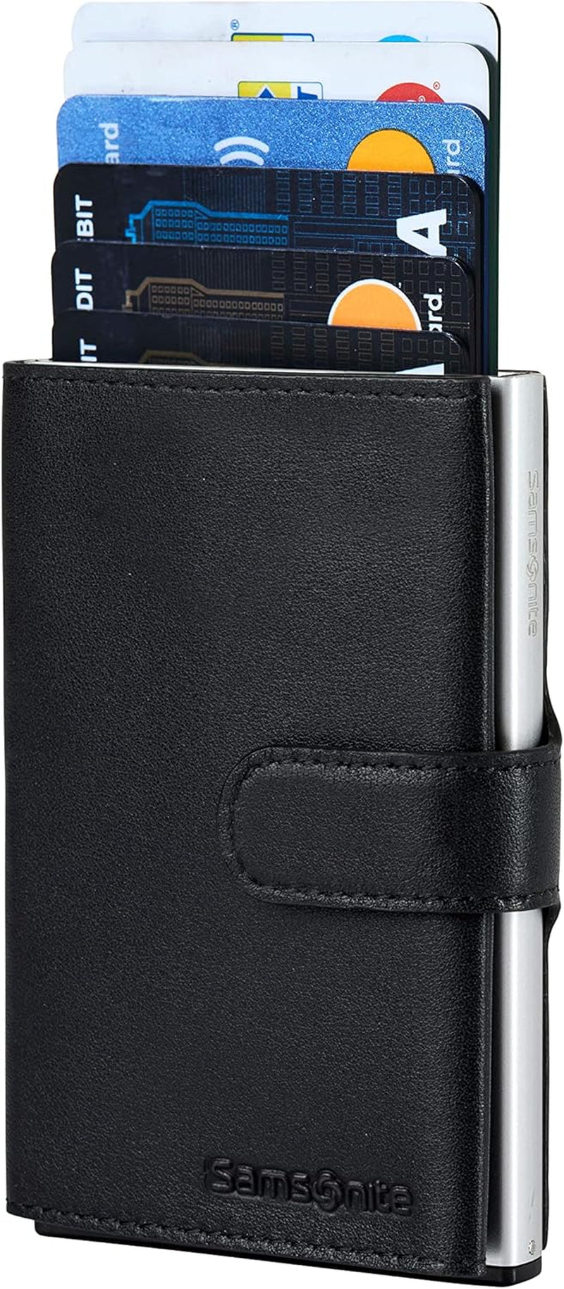 Samsonite Alu Fit SLG - Portofel, 10,2 cm, negru (negru) Portofel Barbati Naty Shop
