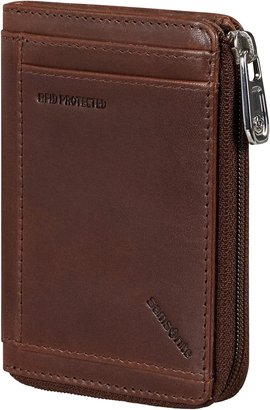 Samsonite Veggy SLG - Portofel, 10,8 cm, maro (maro închis) Portofel Barbati Naty Shop Titlu implicit