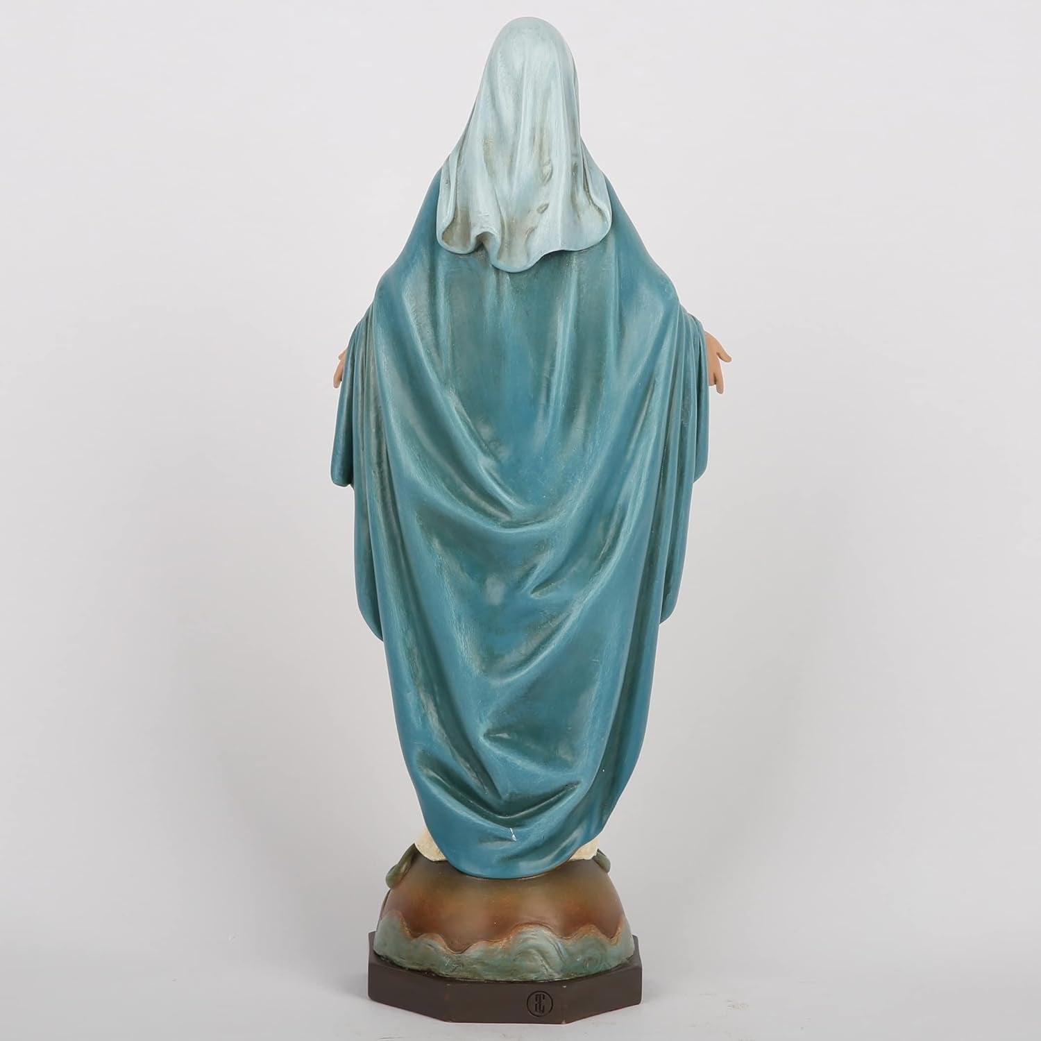 Statuie catolică BC a Doamnei noastre de Grație, figura Fecioarei Maria pentru altar, cadou religios pentru mamă, decorațiuni catolice pentru casă, 34,3 cm înălțime, pictată manual de Buildclassic (elegant) Statuete si sculpturi Naty Shop