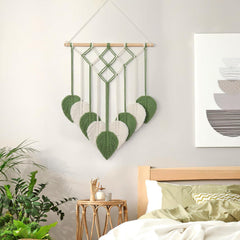 Tapiserie astnic tapiterie frunze verzi tesute Casa - Accesorii si Decoratiuni Naty Shop