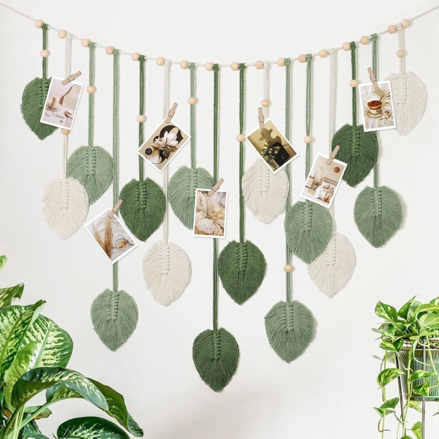 Tapiserie betylifoy wall hanging large deco leaf Casa - Accesorii si Decoratiuni Naty Shop