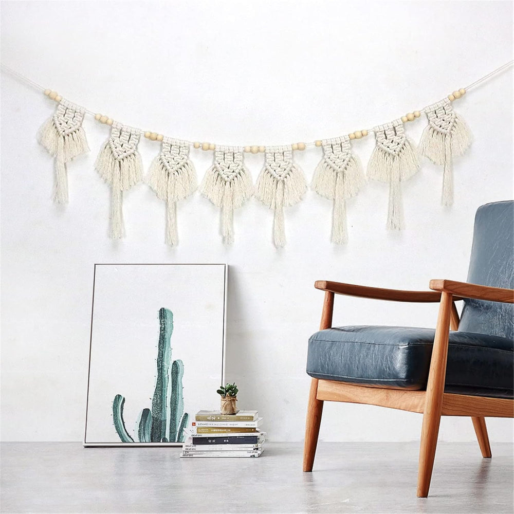 Tapiserie ciucuri bumbac tesute banner plat Casa - Accesorii si Decoratiuni Naty Shop Default Title