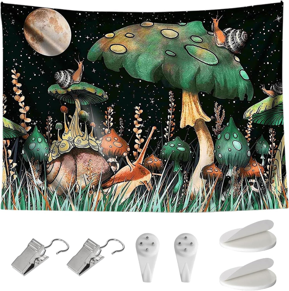 Tapiserie ciuperci jungla agatare melci din padurea Casa - Accesorii si Decoratiuni Naty Shop