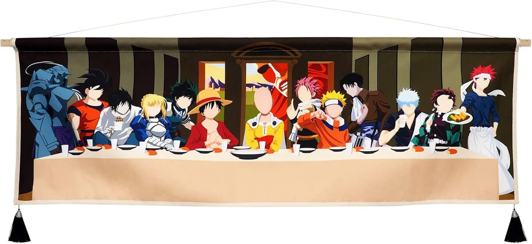 Tapiserie hanging canvas wall art pictura anime caractere Casa - Accesorii si Decoratiuni Naty Shop Default Title