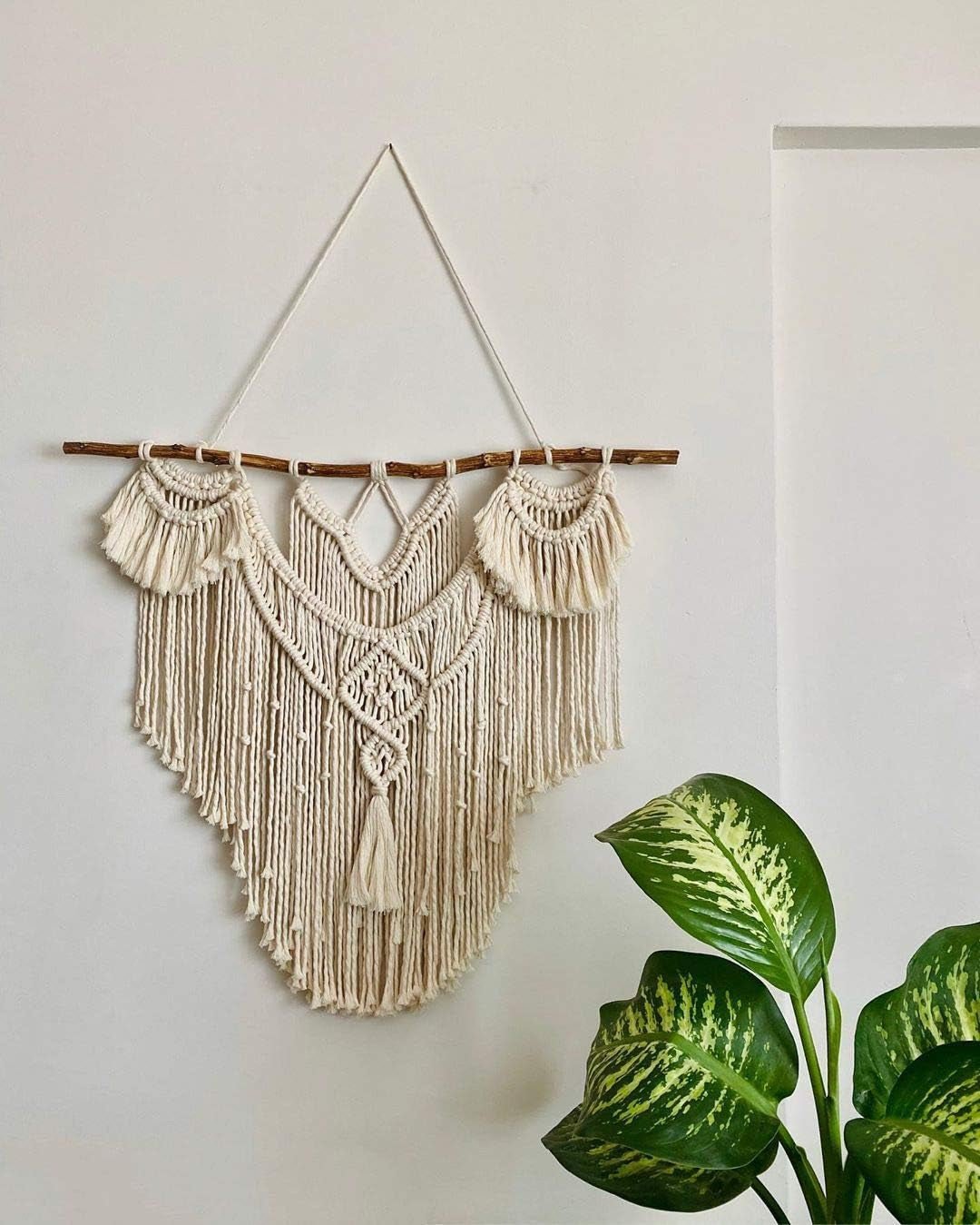 Tapiserie mare natural driftwood bohemian peste headboard Casa - Accesorii si Decoratiuni Naty Shop
