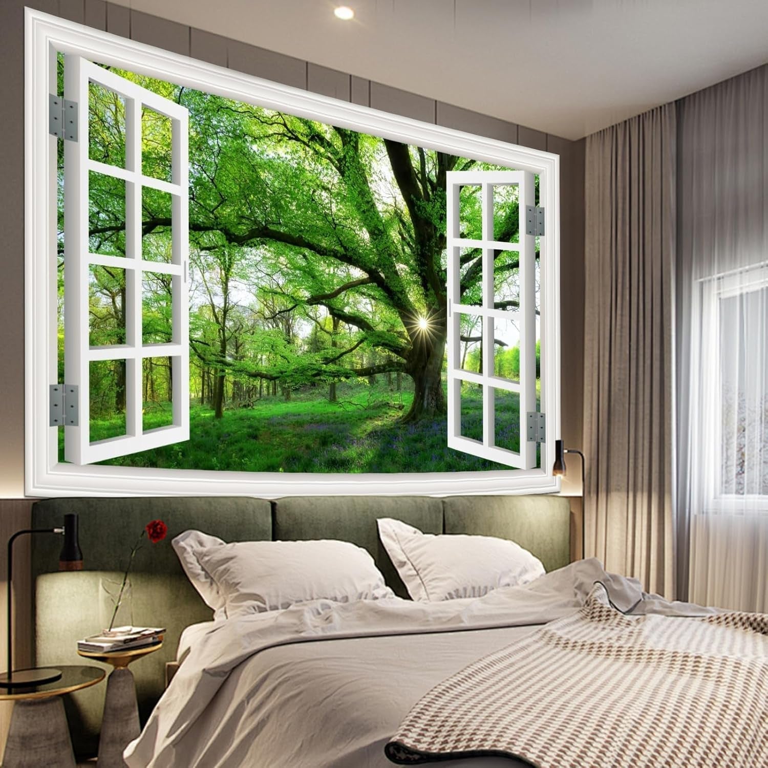 Tapiserie peisaj jungla xxl padure panza fereastra Casa - Accesorii si Decoratiuni Naty Shop