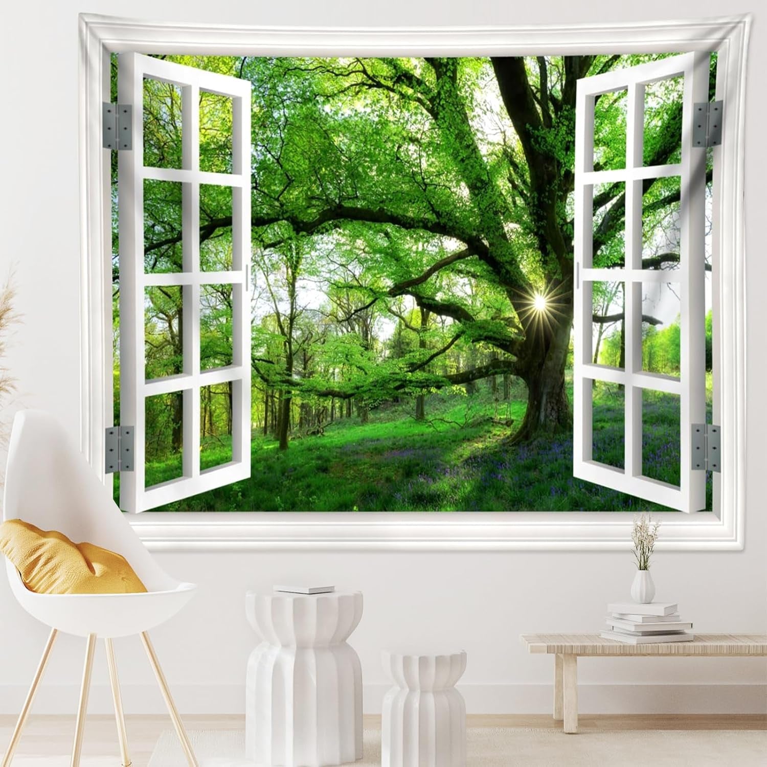 Tapiserie peisaj jungla xxl padure panza fereastra Casa - Accesorii si Decoratiuni Naty Shop