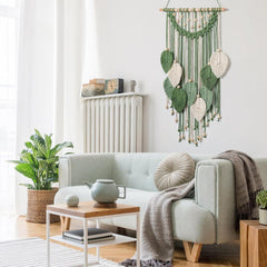 Tapiserie weldomcor tapiterie mic comert margele lemn frunze Casa - Accesorii si Decoratiuni Naty Shop