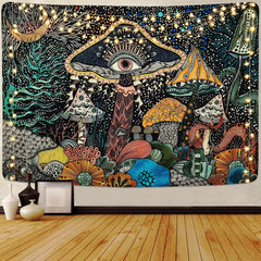 Tapiserie yrendenge mushroom eyes wall cloth sea creatures Casa - Accesorii si Decoratiuni Naty Shop Default Title