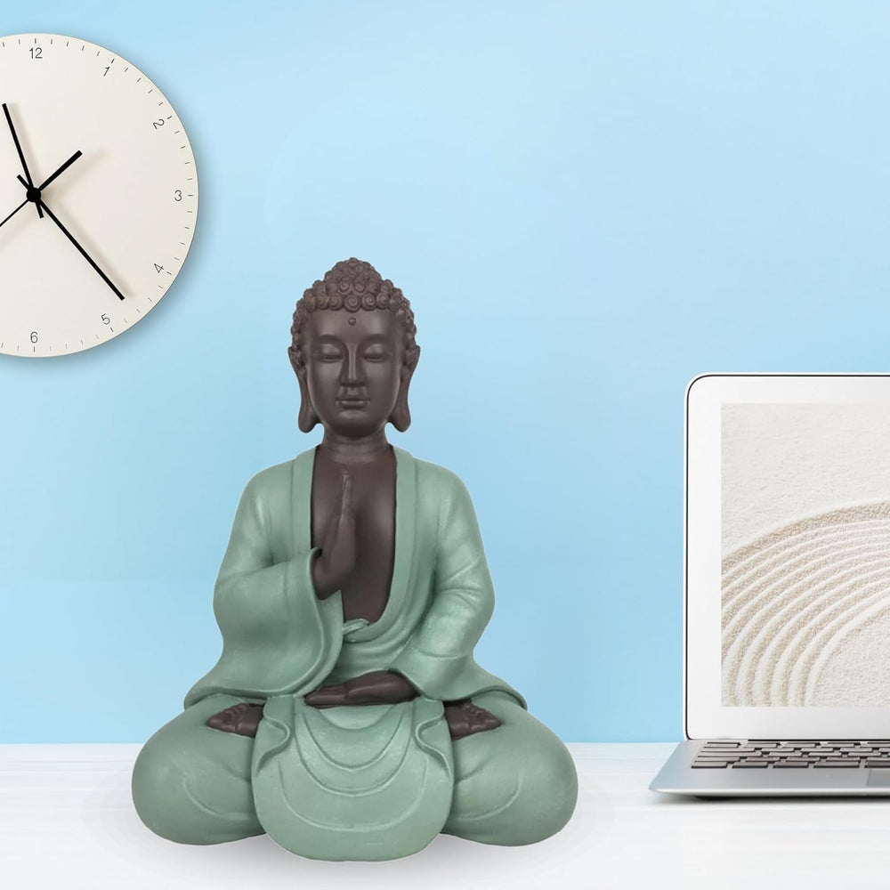Zen Arôme SBM5 Statuie Zen Bodhi, verde/maro, 20 cm înălțime Statuete si sculpturi Naty Shop